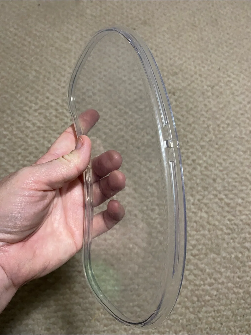 Skip Hop activity center clear view panel, plastic snack tray replacement panel